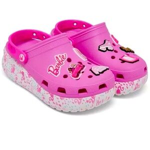 CROCS Little Girls Barbie Cutie Crush Clog Sandals